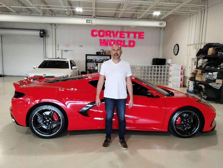 Congratulations to John on his 2020 Torch Red Corvette Stingray Coupe #corvetteworldhouston #corvette #c8corvette #c8stingray #corvettelifestyle #corvettesofinstagram #corvettefamily #c8corvette #corvettes