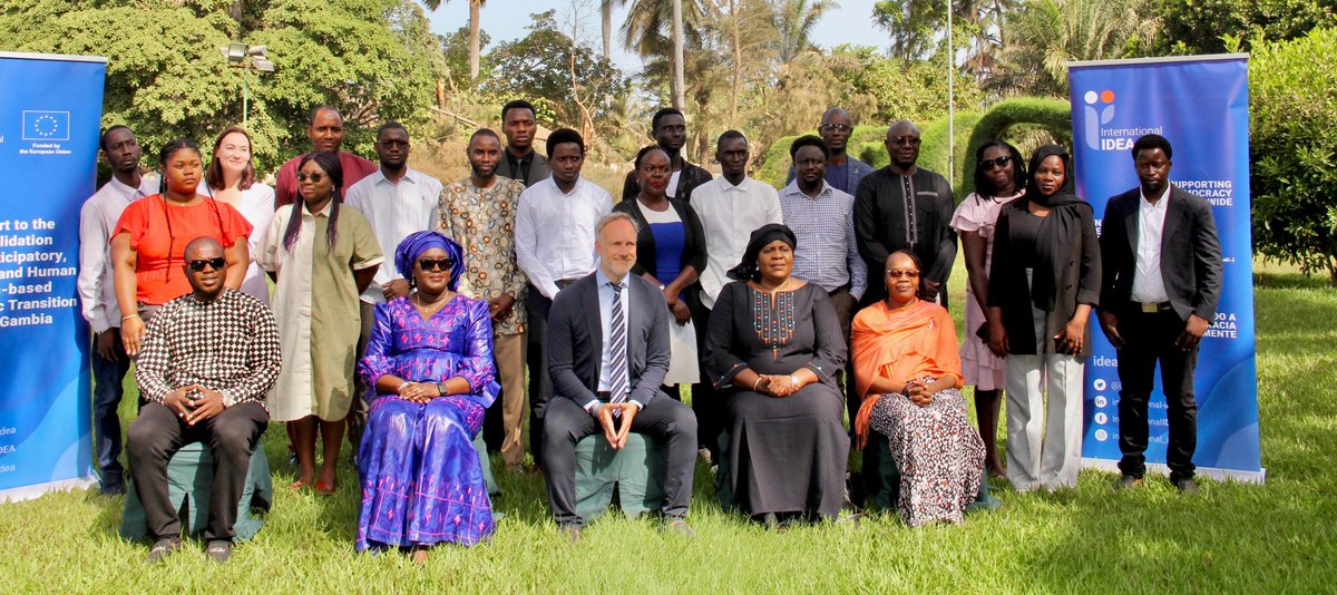 IDEA_Africa's tweet image. With support from the @EUinTheGambia, @Int_IDEA in partnership with @gmpressunion is conducting a capacity-building programme for Media Managers & Editors on preventing sexual harassment.
A safe working environment free from all forms of sexual harassment is paramount. #EUCODE