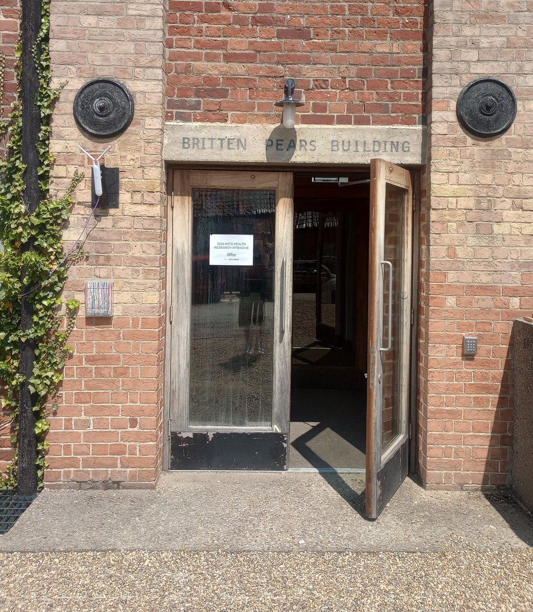 Social Biobehavioural Research Group (@ucl_sbb) on Twitter photo We are delighted to be kicking off our Arts Health Research Intensive in the beautifully sunny <a href="/BrittenPears/">Britten Pears Arts</a> ☀️
Joining us are nearly 50 delegates from a dozen countries who will be learning together throughout the week 🗺️
#AHRI24 #ArtsInHealth We are delighted to be kicking off our Arts Health Research Intensive in the beautifully sunny <a href="/BrittenPears/">Britten Pears Arts</a> ☀️
Joining us are nearly 50 delegates from a dozen countries who will be learning together throughout the week 🗺️
#AHRI24 #ArtsInHealth