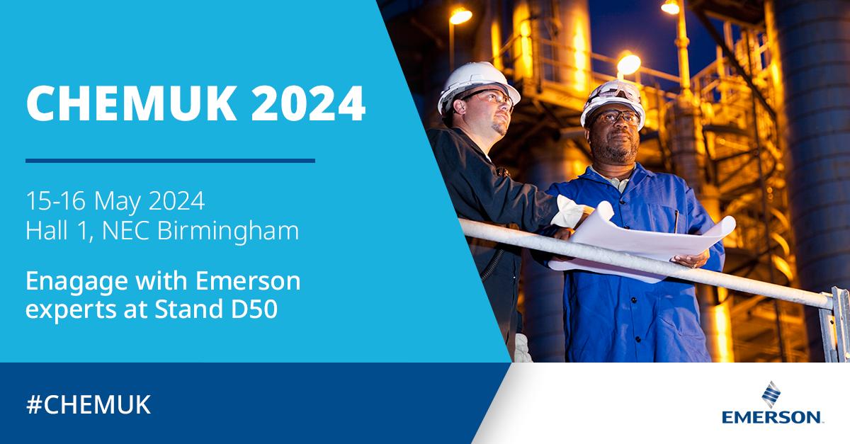 Stop by the Emerson stand at ChemUK 2024 to learn more about how our latest technologies and innovations can help save you time, increase productivity, and help maintain safety on site.
#chemicalindustry #chemuk #rosemount #instrumentation ow.ly/ENfc30sCbu3