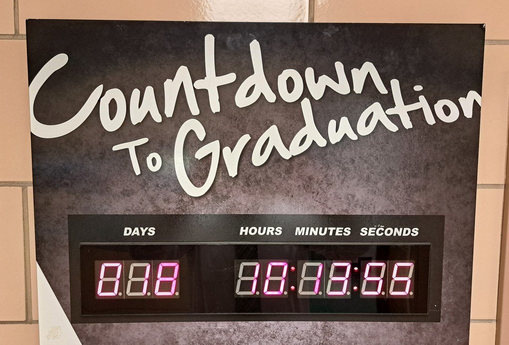 The countdown is on for the #MVProud Class of 2024...18 days and a little over 9 hours to go.  Let's finish strong!