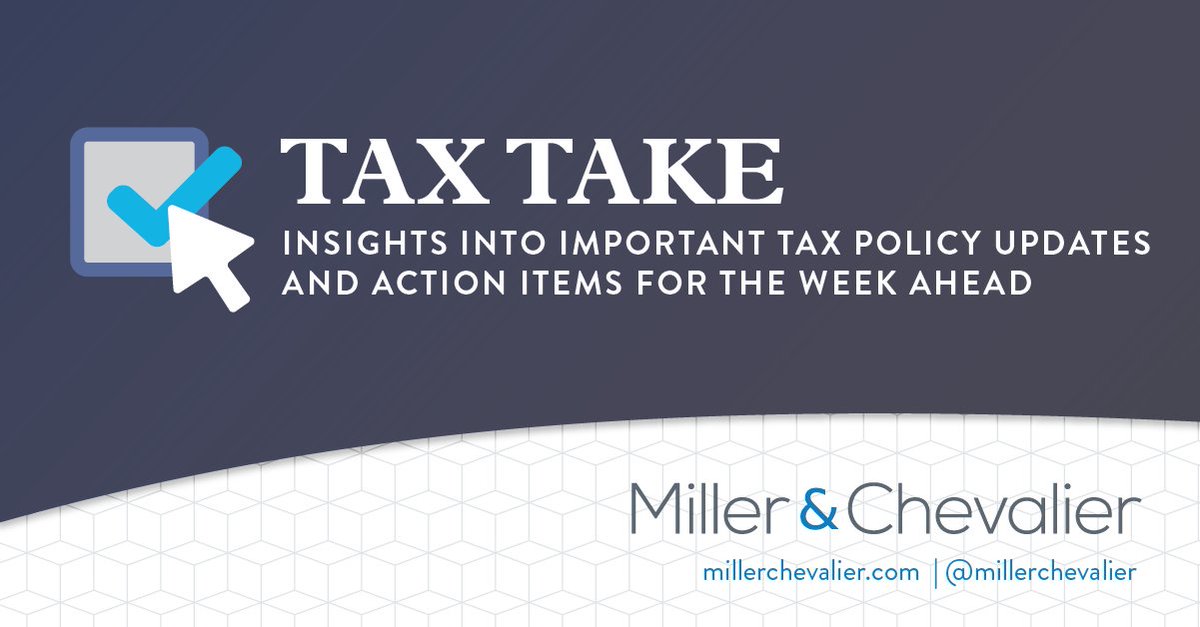 This week's #TaxTake: Put Me In, Coach: Tax Team Game Plans (Part Two): bit.ly/3WF5NPn

#taxpolicy #taxlaw #governmentaffairs