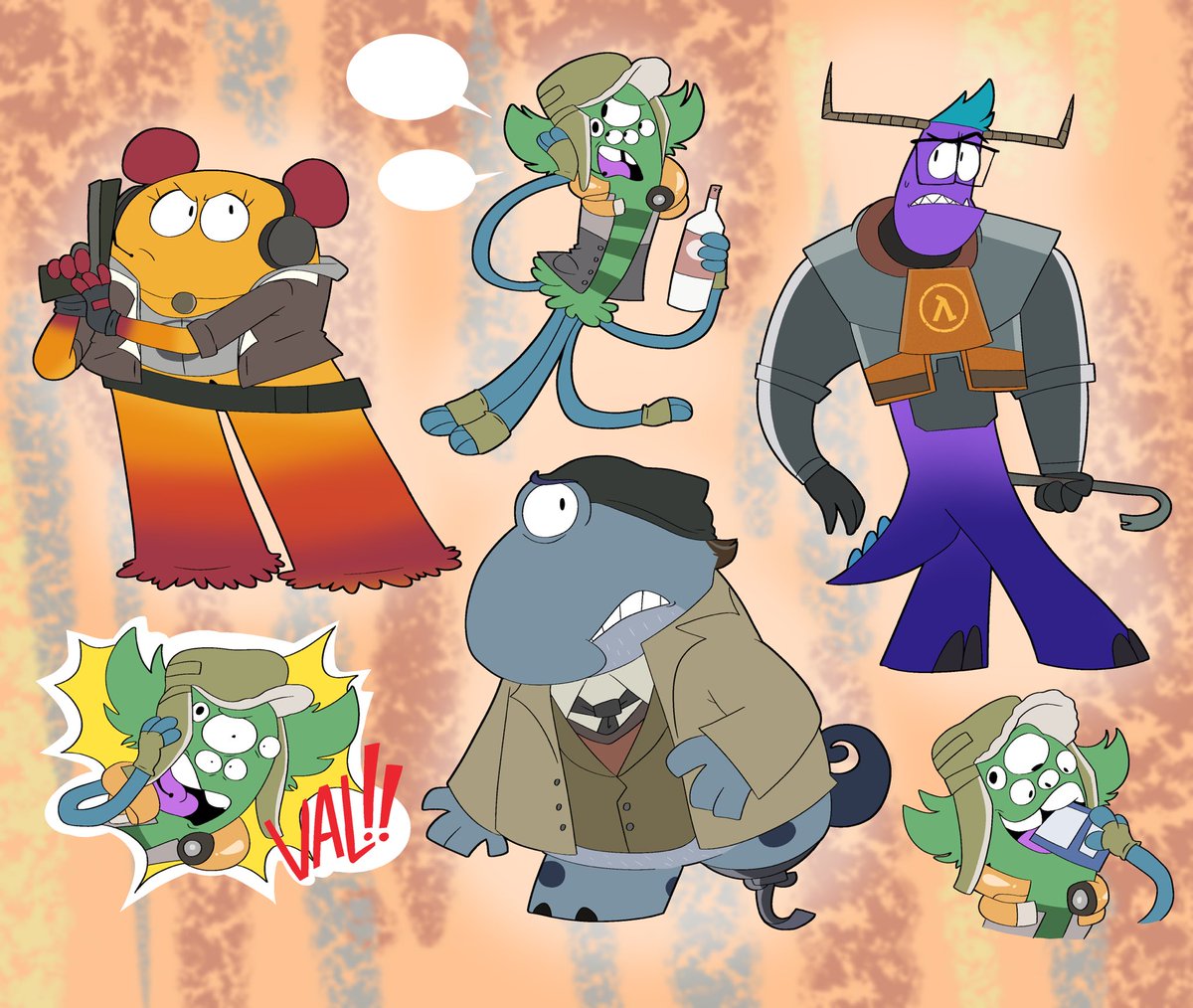 pazzypanda's tweet image. half-life: val
#MonstersAtWork #HalfLife