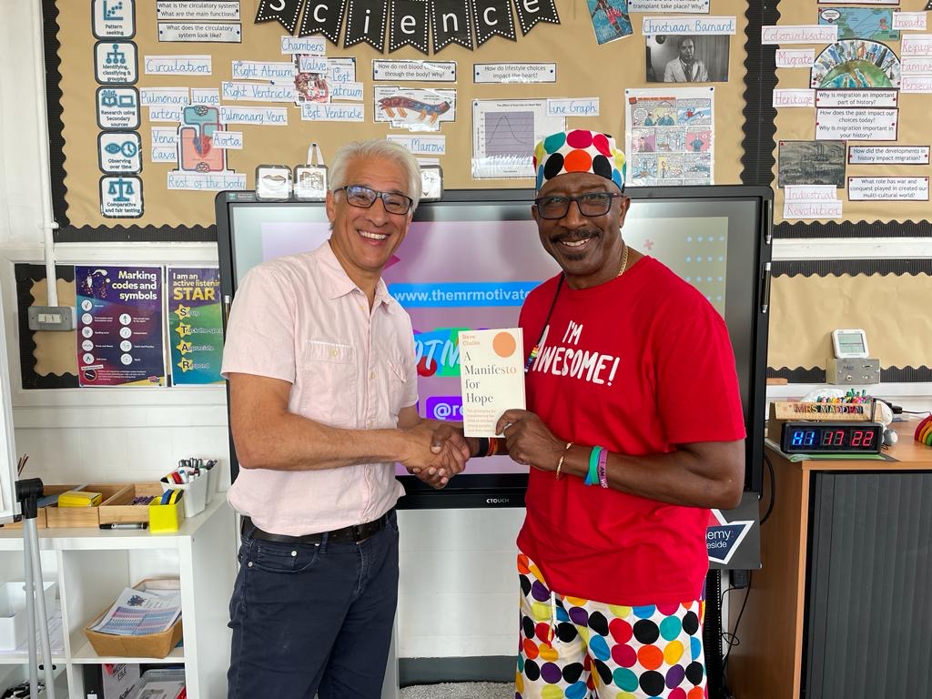 People follow people, not disembodied ideas! It’s Principle 9 of my Manifesto for Hope podcast with my good friend Derrick Evans MBE aka @MrMotivator! I've known Derrick for thirty years. If everyone understands this principle, it's Derrick! Listen here: manifesto.oasisuk.org/episodes/10