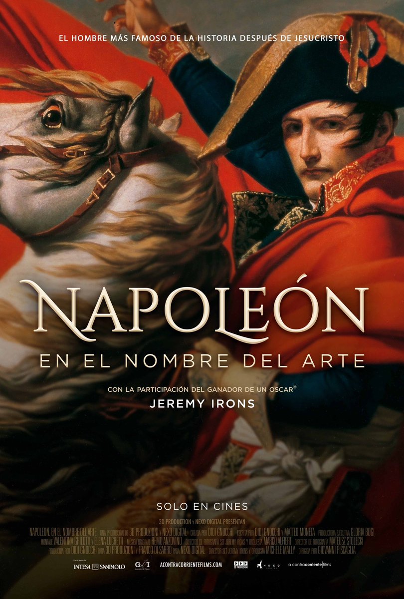 Demà, nou cultural amb l’estrena de “Napoleón en el nombre del arte”. Sessió de matí i tarda. Gaudeix de l'obra dels millors artistes i visita els museus més icònics del món sense moure't de la butaca del cinema. Entrades anticipades a la nostra web. 🎨 @arteenpantalla