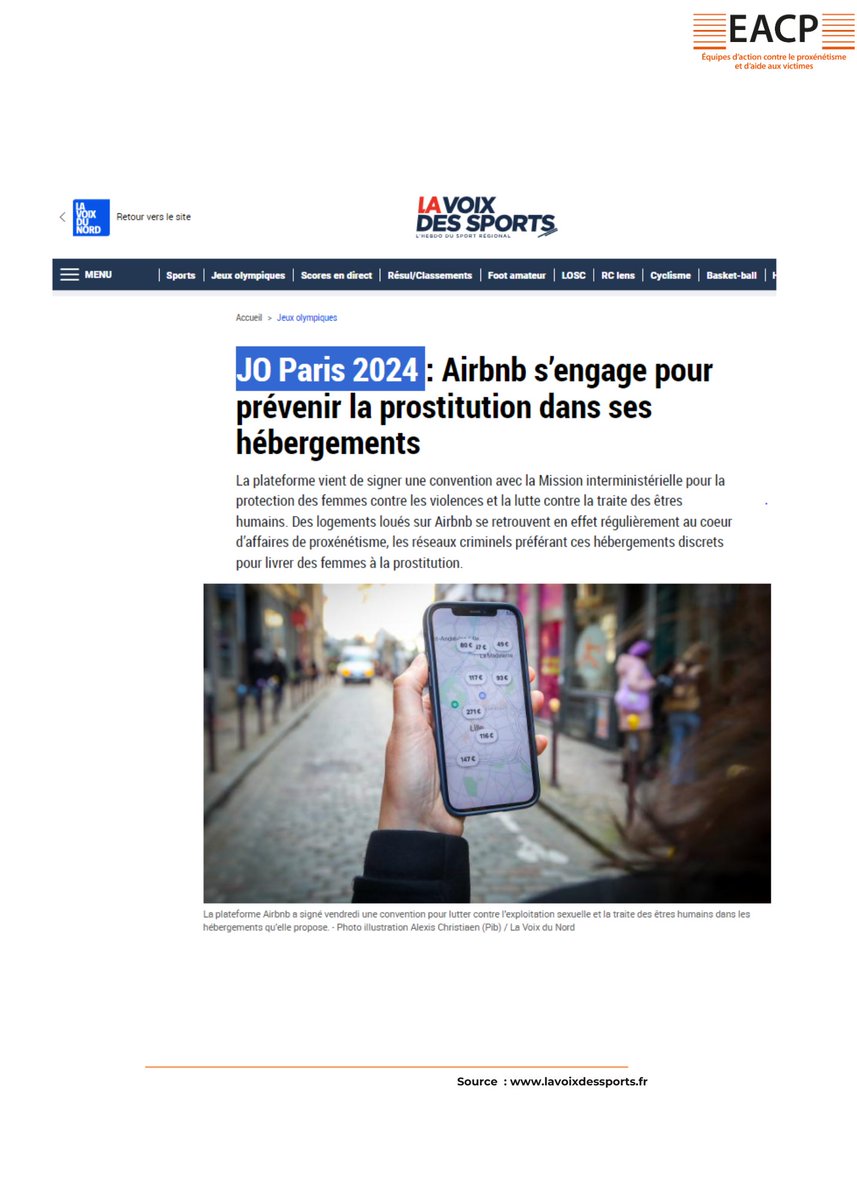 Airbnb s'associe à la Mission interministérielle pour protéger les femmes et lutter contre la traite humaine aux Jeux olympiques de Paris. Airbnb déploie des équipes d'assistance et avive sa coopération pour prévenir l'exploitation sexuelle et la prostitution dans ses logements.