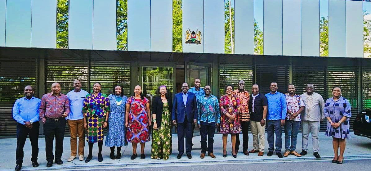 Team Kenya Mission-Geneva bid farewell to Amb. Dr. Cleopa Mailu, EGH, as he departs station following a successful tour of duty spanning six years. We wish him all the best as he transitions into his next chapter.