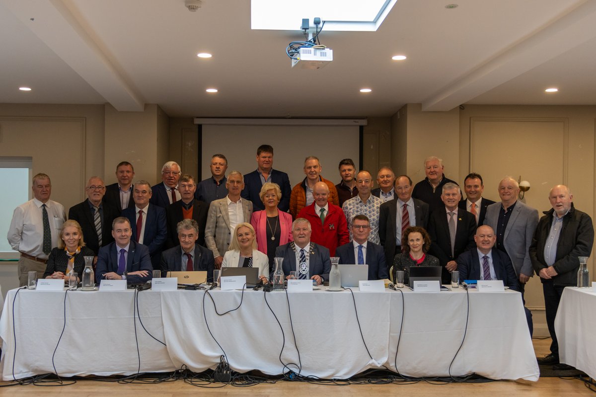 The monthly meeting of Mayo County Council took place today at the Dolphin Hotel, Crossmolina; hometown of Cathaoirleach Cllr. Michael Loftus. Thanks to all involved at the hotel for their hospitality.