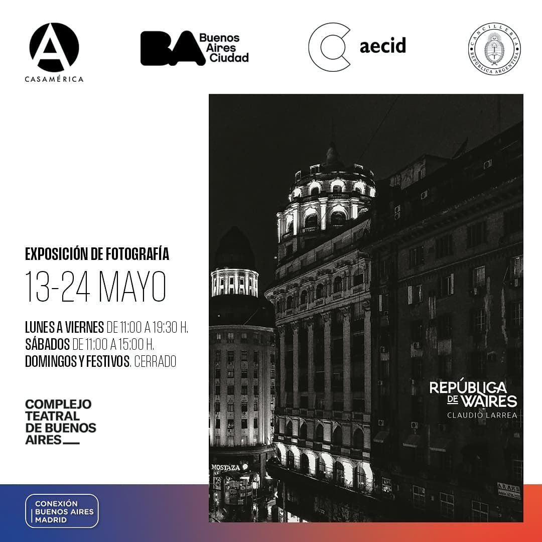 Conexión Buenos Aires Madrid es un festival cultural interdisciplinario dedicado a mostrar el talento de nuestra ciudad en el mundo. Es una plataforma de oportunidades para músicos, artistas visuales, actores, productores y gestores culturales. 📆 3 al 24 de mayo en @casamerica.