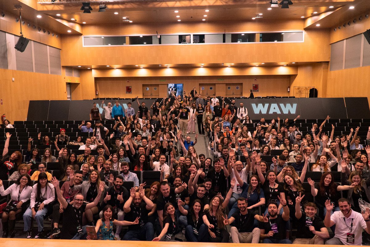 Lo de este año ha sido... WAW 🩷

Sólo podemos dar las GRACIAS por la acogida en este hashtag#WAW24 

👥Casi 400 asistentes presenciales
💻Más de 700 en streaming
🌟Más de 100 personas en la cena VIP

Todavía seguimos con resaca emocional por todo lo que vivimos el sábado.