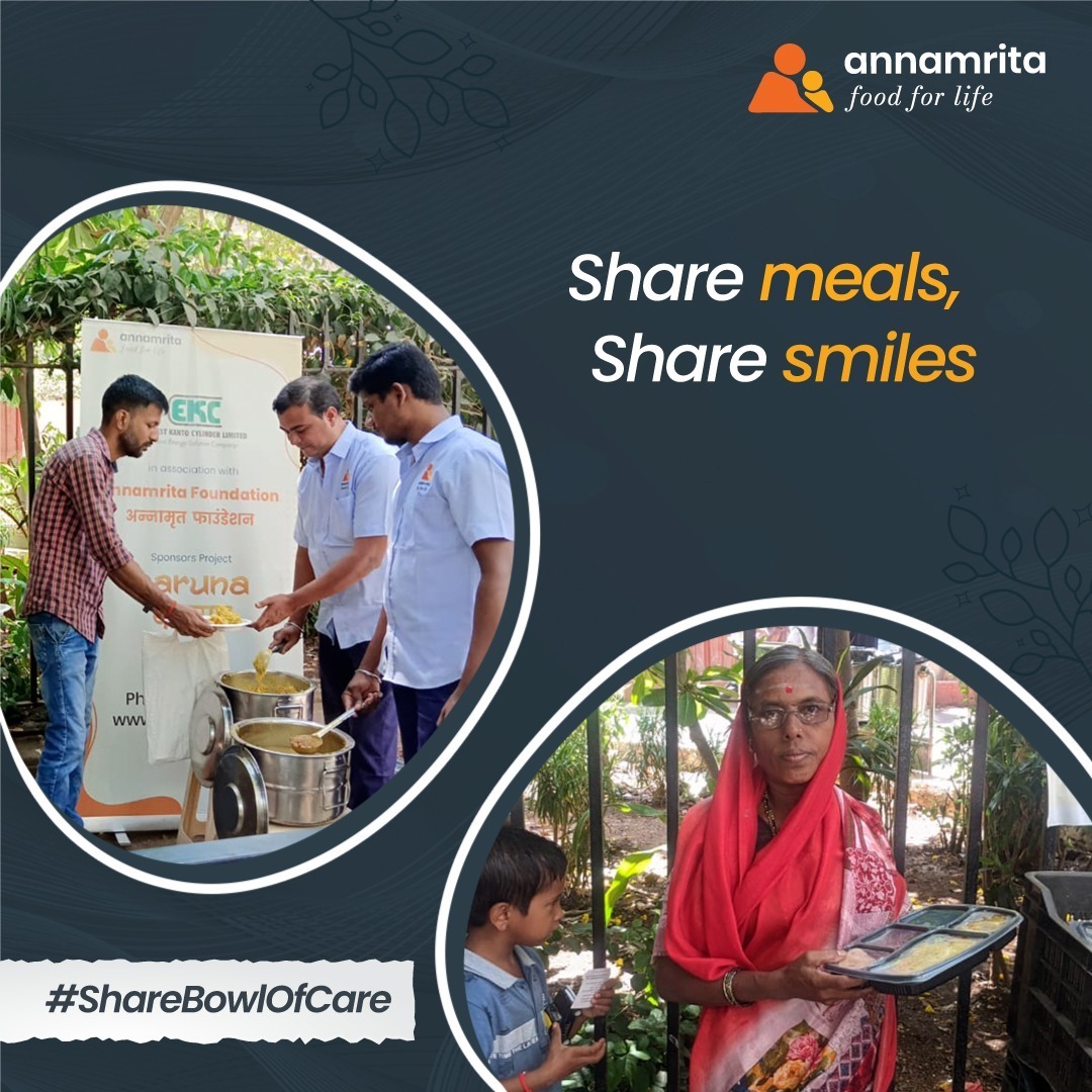 In the exchange of food and fellowship, we find the true essence of care wrapped in every shared bowl. #ShareBowlOfCare through Annamrita today! #annamrita #food #donation #donateforacause #Humanity #healthyindia #health #kindness #csr #development #corporatesocialresponsiblity