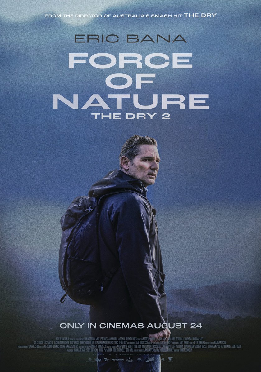 Trailer, clip, featurette, images and posters for the thriller FORCE OF NATURE: THE DRY 2 starring Eric Bana

entertainment-factor.blogspot.com/2024/05/force-…

#movies #thedry2 #forceofnature #forceofnaturethedry2 #thriller #ericbana #annatorv #jacquelinemckenzie #newmovies