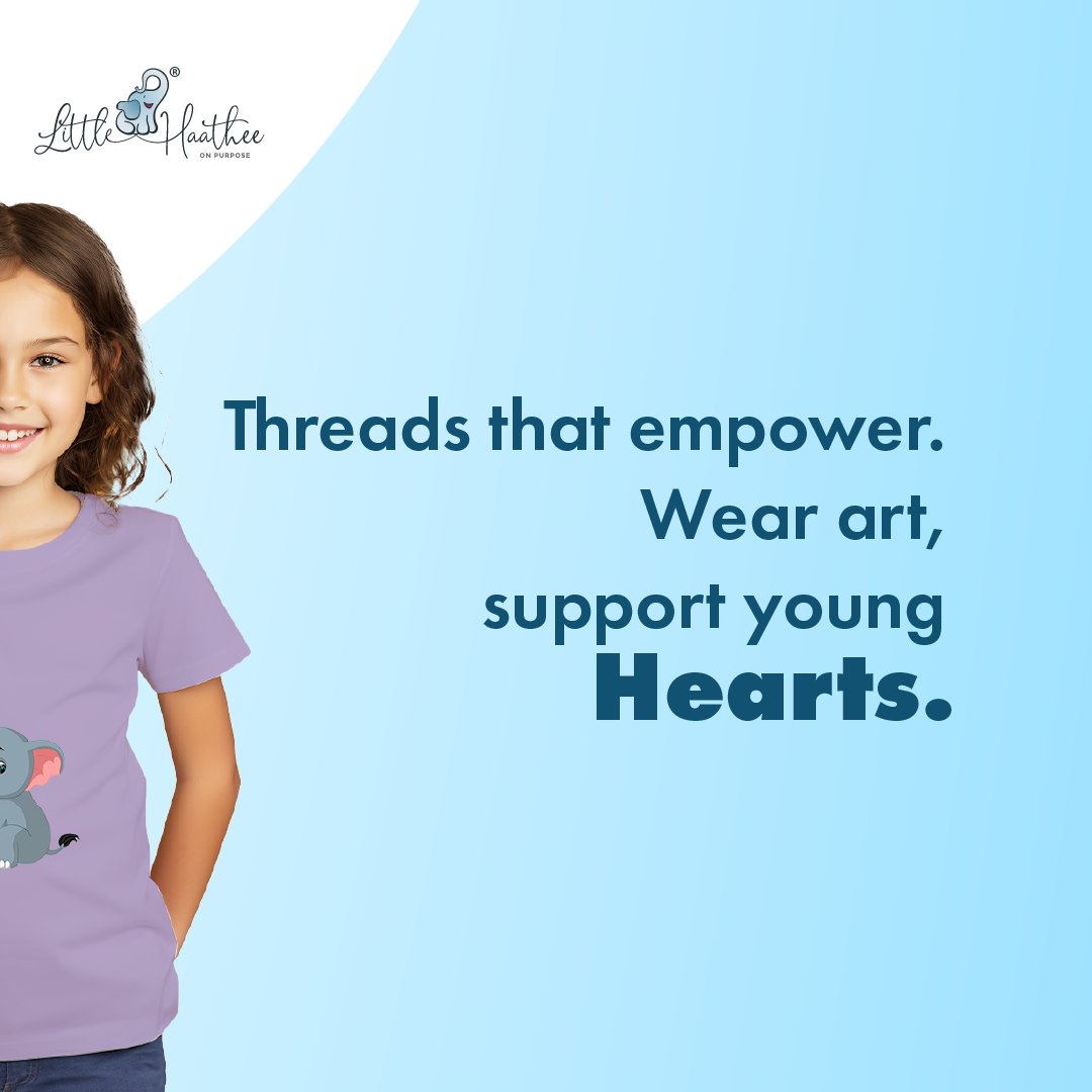 Every design has a dream behind it. Support young artists and watch their creativity flourish with Little Haathee.
.
#littlehaathee #kidsart #creativity #tshirtshop #brandwithpurpose #fashionstyle #helpinghands #printedtshirts #clothingbrand #artwork #uniquestyle