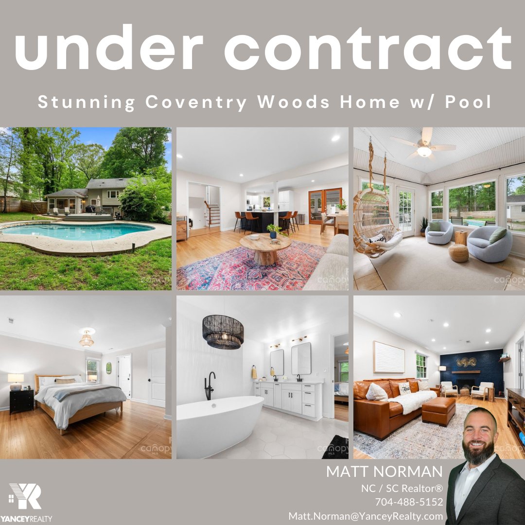 This summer will be one to remember for Matt's latest buyers!! They snagged this stunning home with an awesome back deck + pool over the weekend! ☀️🏊

#Congratulations everyone!

#undercontract #offeraccepted #yanceyrealty #ncrealtor #screaltor #buyersagent #happybuyers #summer