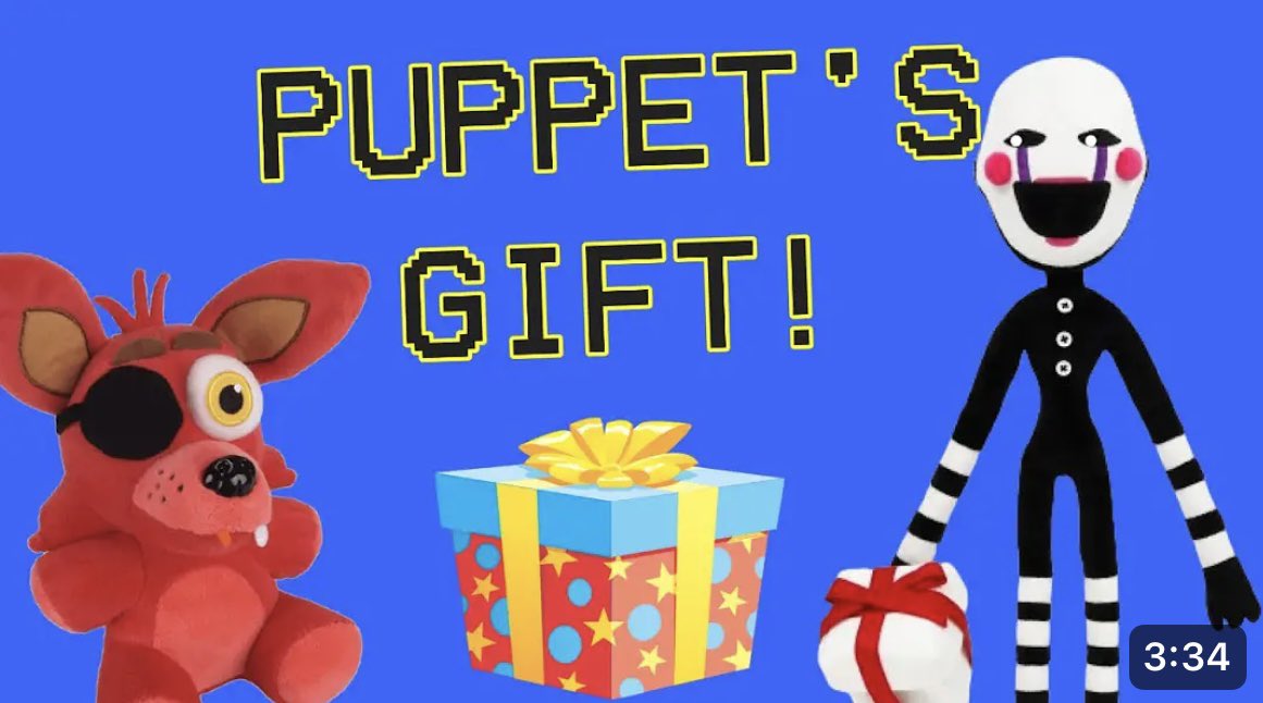 FNaF Plush S1 E6: Puppet's Gift! youtu.be/bpDNTWWv_Jo?si… via <a href="/YouTube/">YouTube</a>
#FNAF #FiveNightsAtFreddys