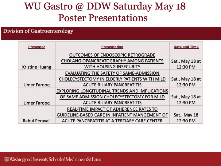 Last post for posters Saturday 18 @DDWMeeting ! Great work by our brilliant @WUSTLmed @WashUIMRes and @WUGastro colleagues!