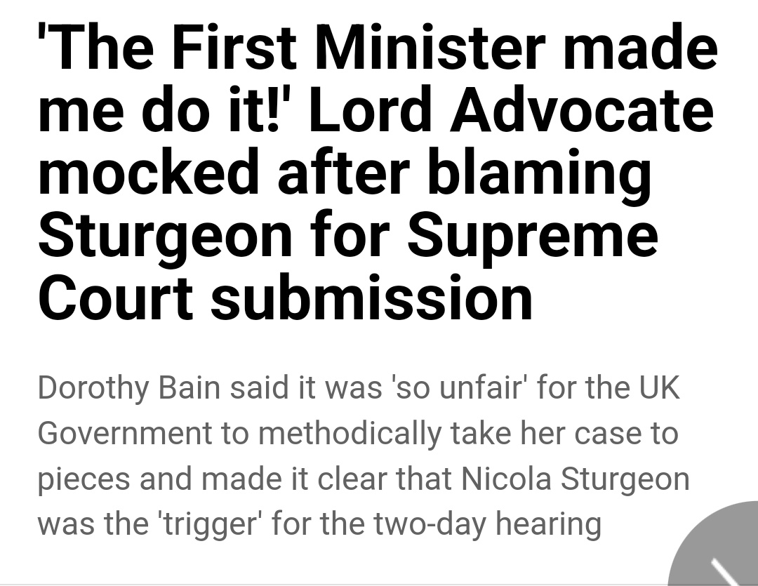 Do we have any faith in an 'impartial' Lord Advocate who wasted our money on this farce knowing it would fail because Nicola Sturgeon told her to do it! And sits on the SNP cabinet. They've taken us for fools for 17 years. #DishonestJohn #ResignSwinney #SNPout #AbolishHolyrood