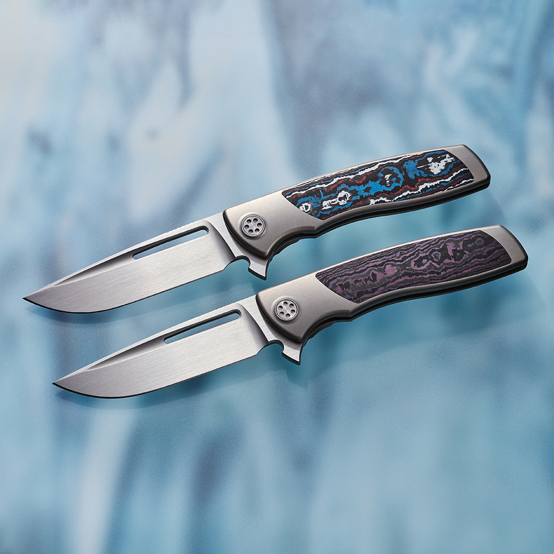 Fidgety, sleek, and durable, the SharpByDesign Mini Evo has everything you need in a pocket knife. With handle configurations featuring FatCarbon, Micarta, or carbon fiber, this wicked sharp M390 blade slices with ease and looks incredible.

→ kcoti.com/4dxWMxO ←