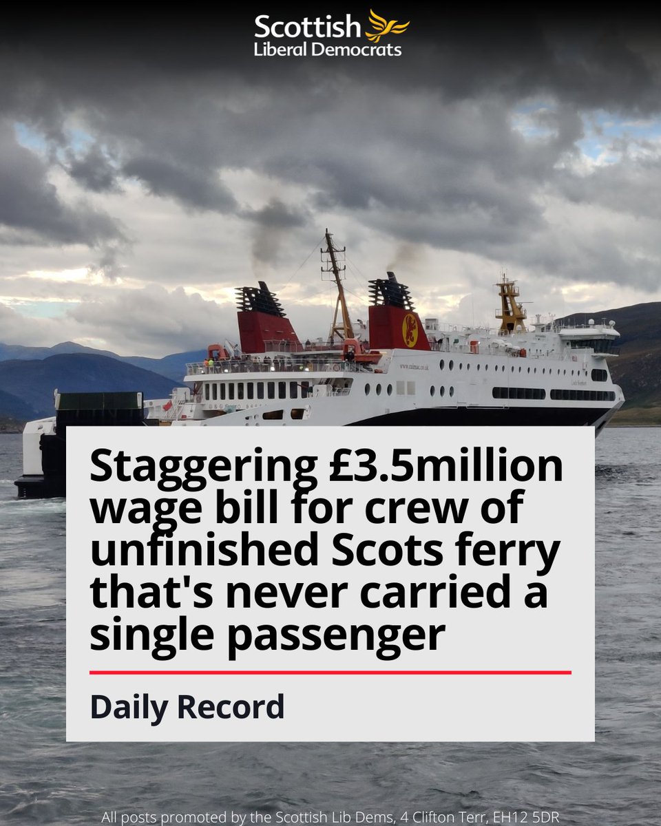 Bills, delays and disruptions are all islanders and taxpayers have ever known from these ferries. As one of his first acts, John Swinney must get a grip of this never-ending ferry fiasco.