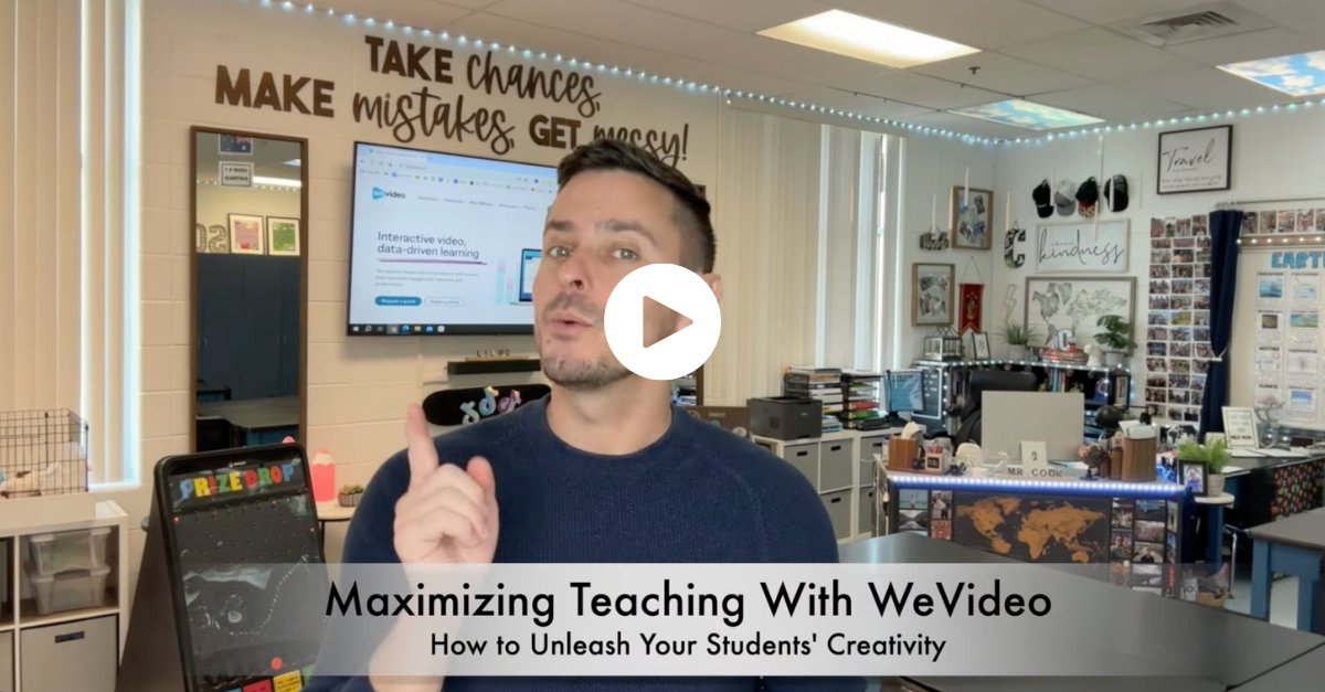 How does WeVideo help educators save time and increase student engagement? Middle school science teacher Ty Cook has the answers: youtube.com/watch?v=5FuI_e…