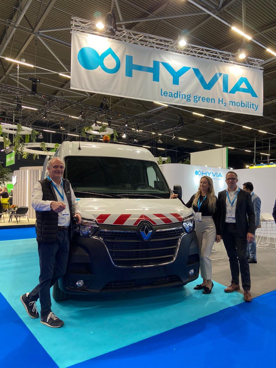 Here we are! HYVIA is at the World Hydrogen Summit in Rotterdam one of the biggest H2 events worldwide.
Come and see HYVIA team to discover our hydrogen-powered Renault Master Van H2-TECH! 👋
#greenhydrogen #plug #renaultgroup #H2mobility #energytransition #innovation