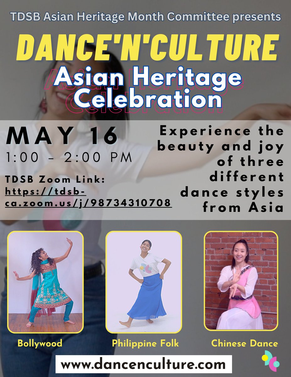 We are thrilled to share with you an exciting offering for all students for grades Kindergarten – grade 8, called Dance ‘N’ Culture. ... (1/2)