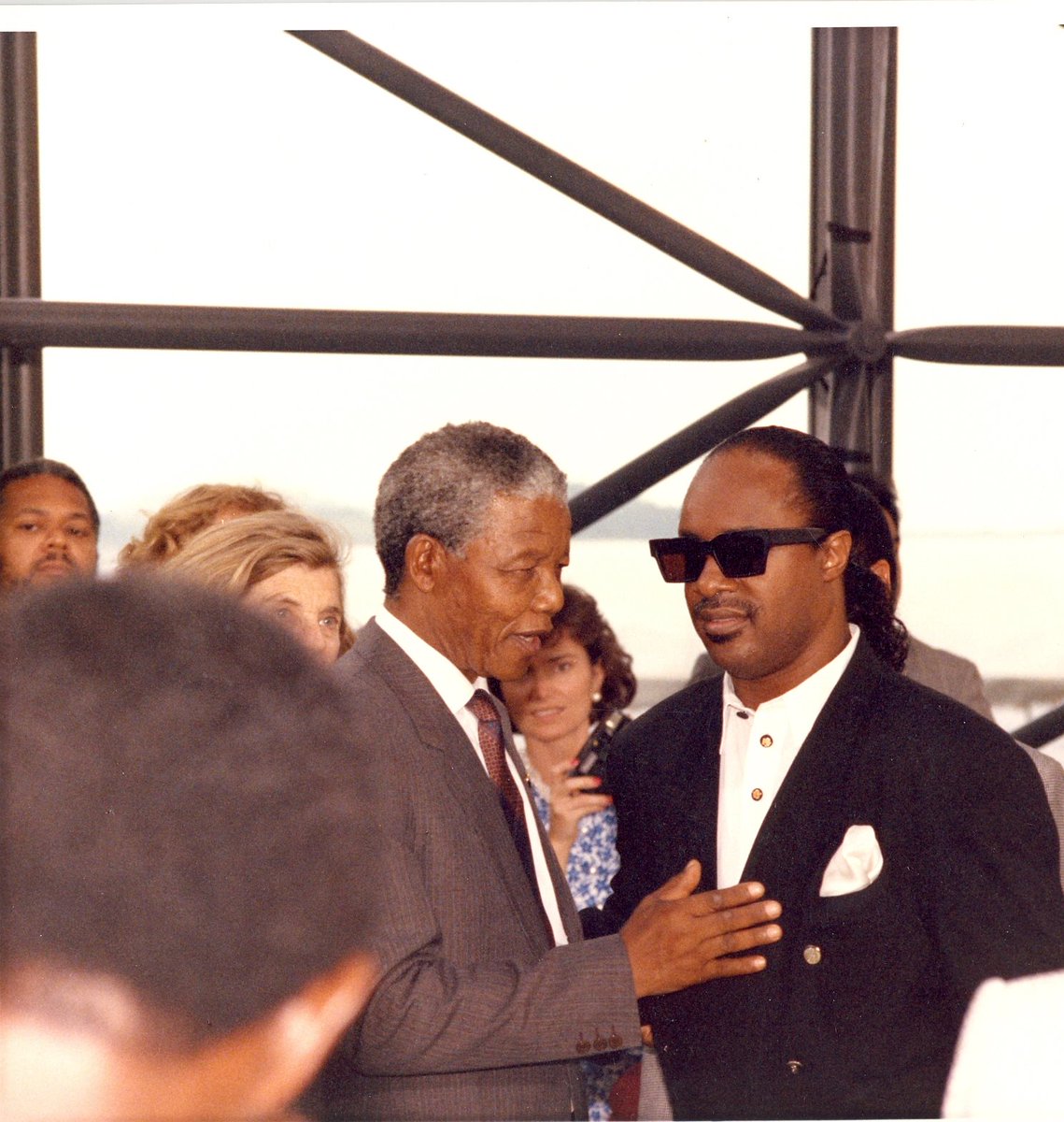 Wishing a happy birthday to Stevie Wonder, who was born #otd on May 13, 1950! In 1990, Wonder visited the JFK Library with Nelson Mandela during the South African leader’s trip to Boston.