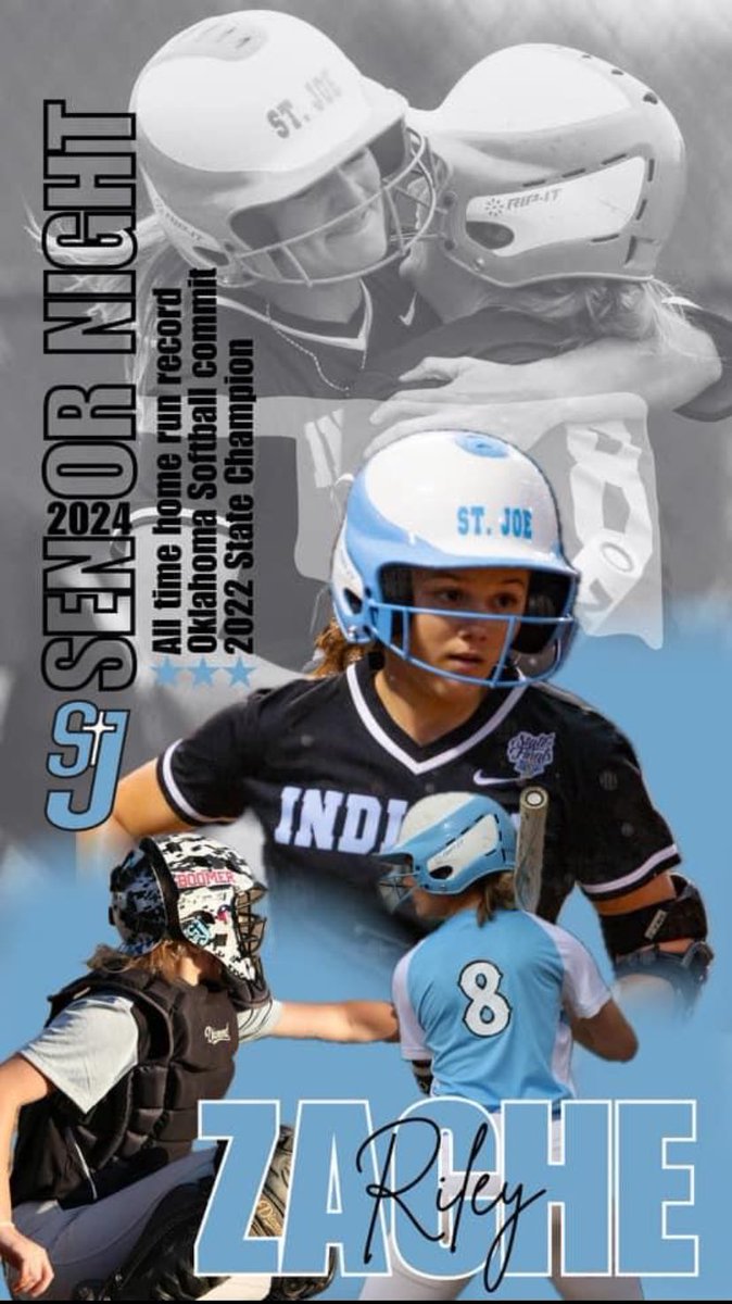 SJ Softball (@softballsjhs) on Twitter photo It’s game day and senior night! Come on out and catch one of our last home games and help us celebrate our senior <a href="/23Zache/">Riley Zache</a> before we send her off to do bigger better things! First pitch is set for 5:30. #softball #seniornight It’s game day and senior night! Come on out and catch one of our last home games and help us celebrate our senior <a href="/23Zache/">Riley Zache</a> before we send her off to do bigger better things! First pitch is set for 5:30. #softball #seniornight