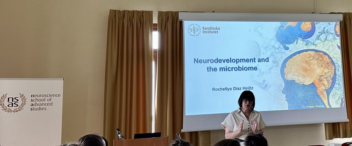 Next up at #NSASMicrobiota2024 is ⁦@HeijtzRochellys⁩ from ⁦@karolinskainst⁩