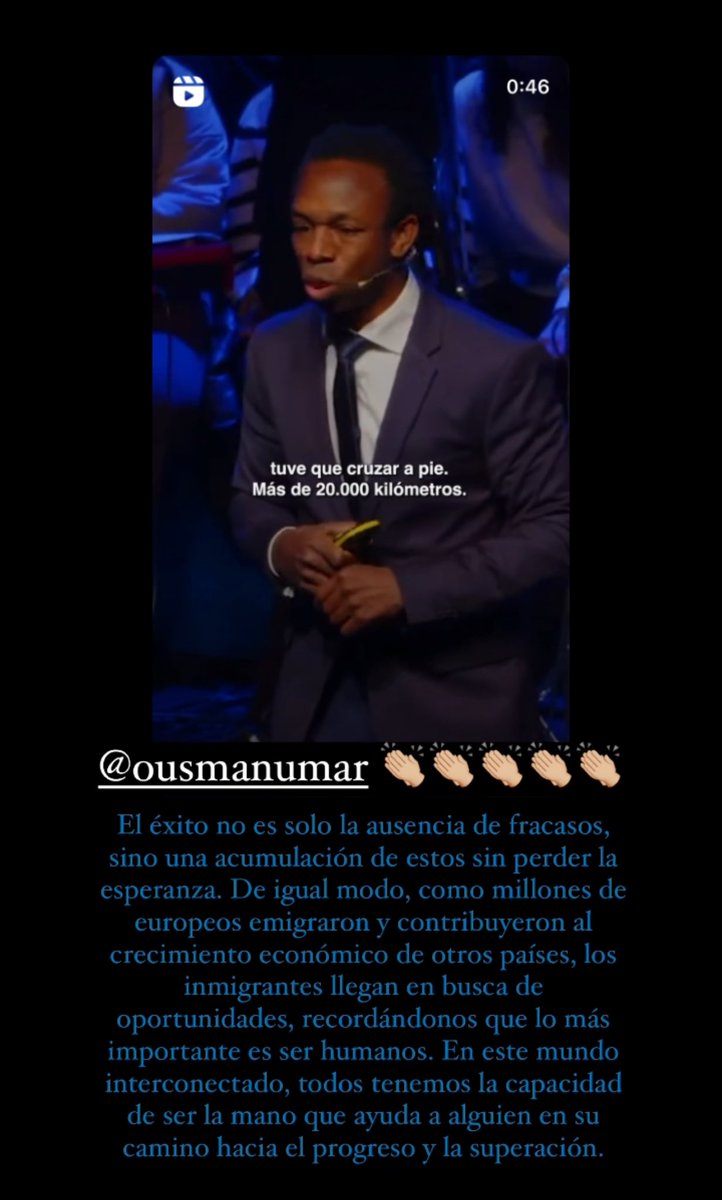 estrellasmrqz's tweet photo. Escucharte es un placer @ousmanumar ❤️🫱🏼‍🫲🏾 https://t.co/EfQHK0cdtt