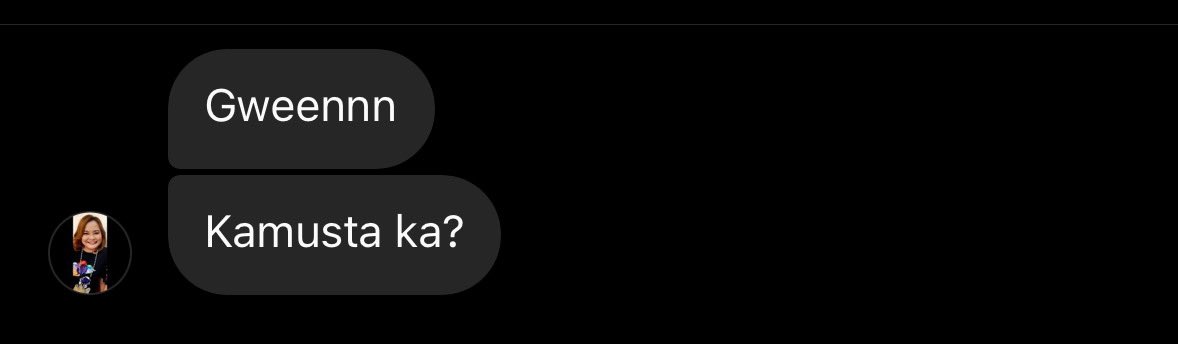 Ito yung kamusta na di mo kakatakutan. Huhuhu love kita always. You knew when I needed you the most. 🥺
