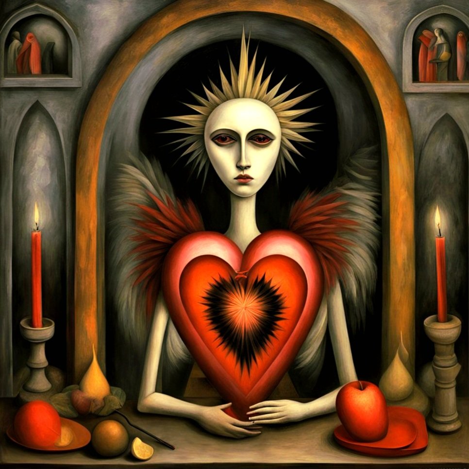 GM! The deepest emotions are the most difficult to express. #nftart