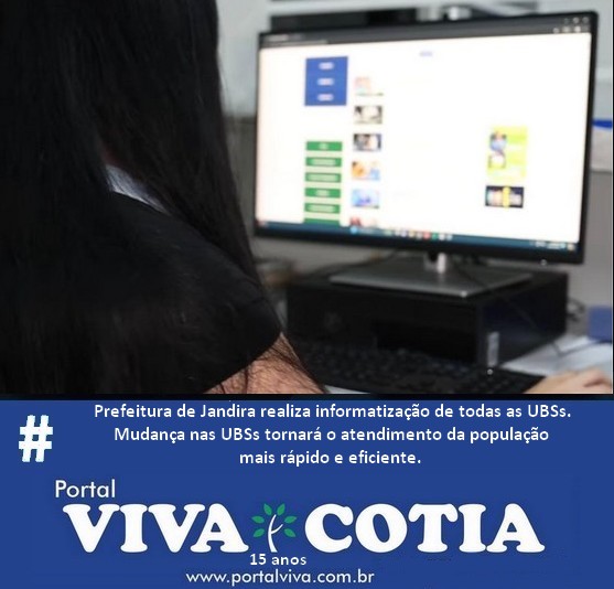 portal_viva's tweet image. Prefeitura de Jandira realiza informatização de todas as UBSs. Mudança nas UBSs tornará o atendimento da população mais rápido e eficiente. Saiba mais em portalviva.com.br/post/prefeitur… #UBSs #saúde #informatização #mudanças #eficiência #portalviva #jandira