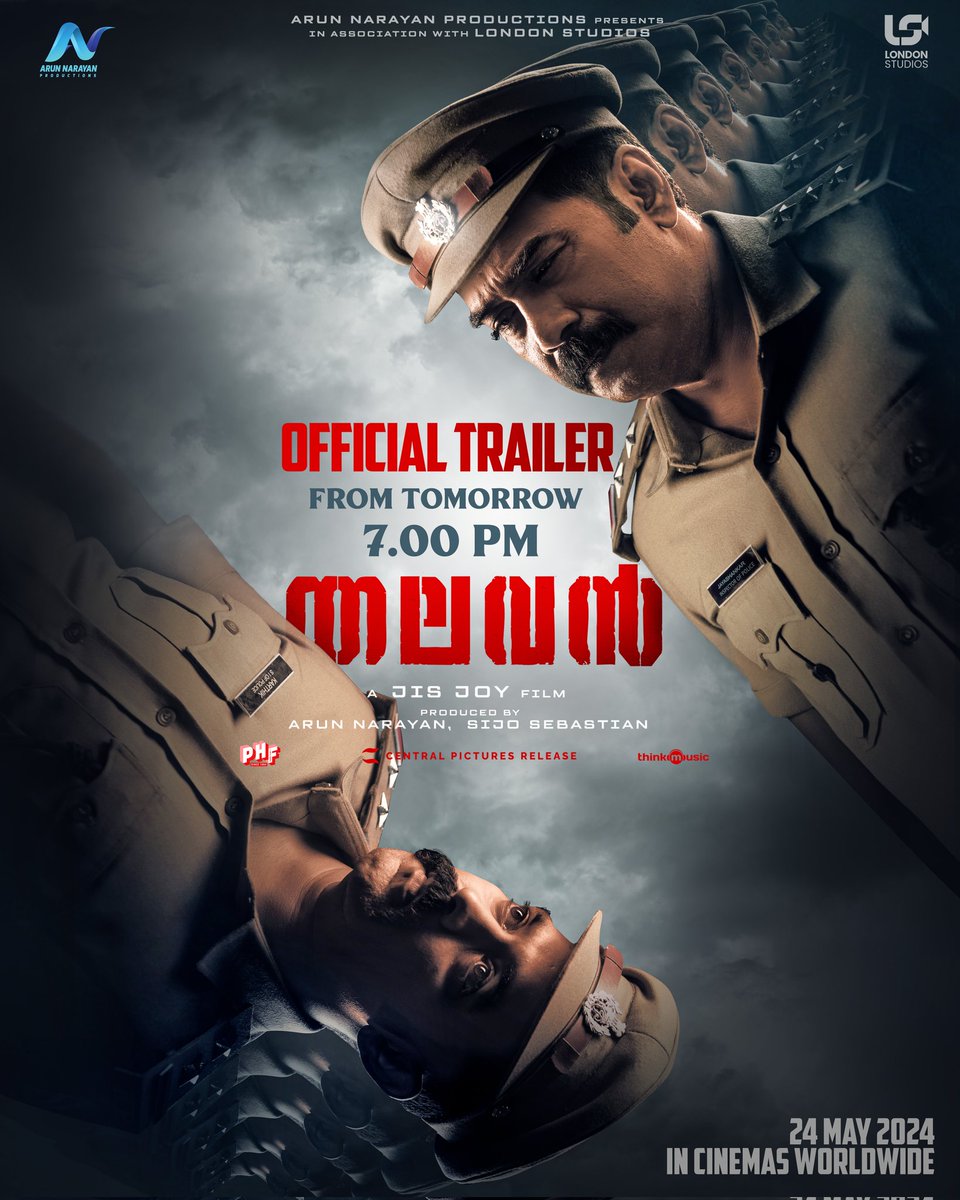 #Thalavan trailer tomorrow. #AsifAli #BijuMenon