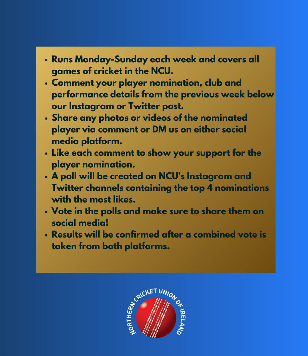 Northern Cricket Union tweet media