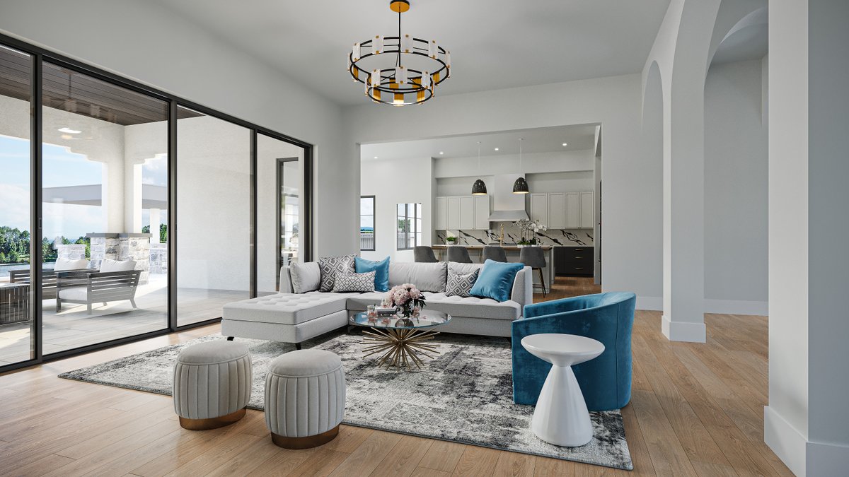 Applet3d's tweet photo. We present 3D visualization of the living room. The interior is made in black and white colors with the addition of blue. There is a seating area near the fireplace for the closest people.

For cooperation contact us 📩

 #3dmodeling #architecturalmodel #architectural https://t.co/QAmzCQuPIP