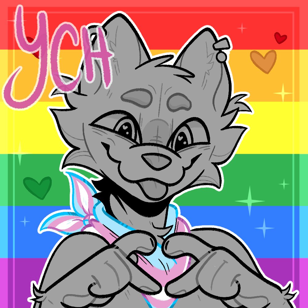 For everyone who's curious about the Pride YCH once the raffle is finished, it will be open to everyone once the prizes for the winners are completed!! 🏳️‍🌈✨️

🐛 Early Worm Price [5 Slots]: $15 USD
🌿 Regular Price [Unlimited Slots]: $20 USD