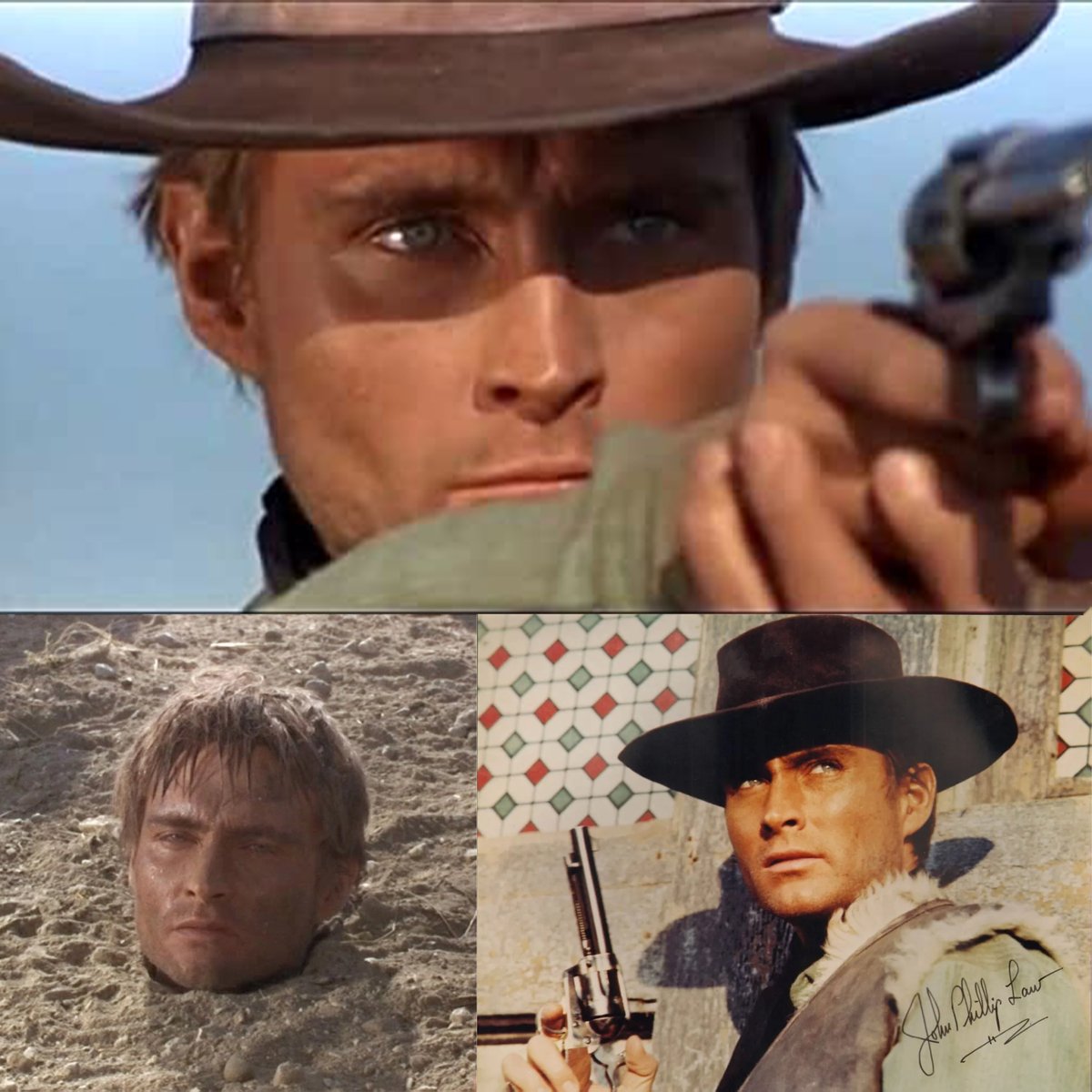Remembering American actor John Phillip Law who passed away on this day 2008 Law seen here playing Bill Meceita in Giulio Petroni's 'Death Rides a Horse' Rest in Peace #restinpeace #johnphilliplaw