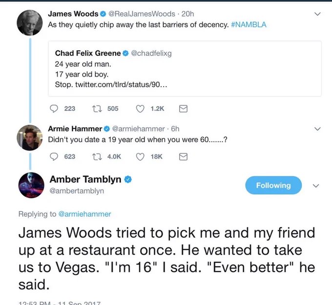 This is just a reminder of who James Woods really is.