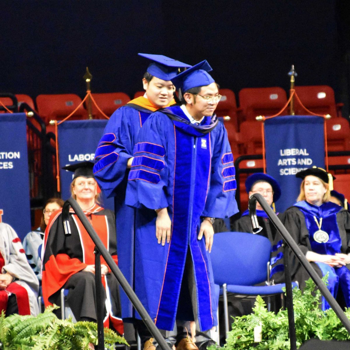 Hooded my first PhD graduate last Friday! Such a joy. Looking forward to the next ones!!