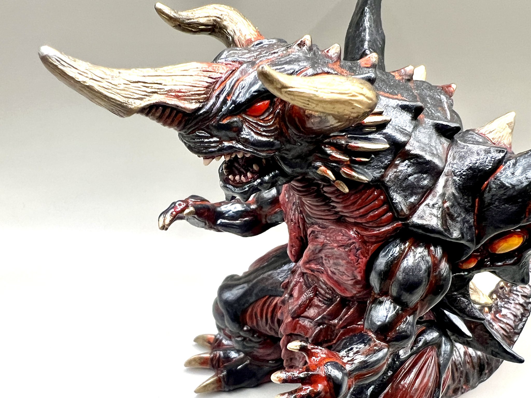 【リペイント品】ムービーモンスターシリーズ バガン ムービーモンスターシリーズ 大魔獣バガン 改造リペイント