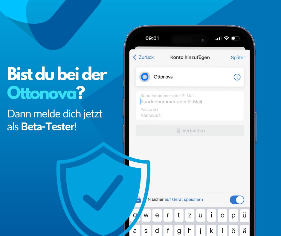 Outbank's tweet image. Wir suchen #Betatester: Bist du bei der #Ottonova versichert? Dann würden wir uns sehr über deine Hilfe freuen!

Melde dich jetzt über die Einstellungen deiner App unter 'Hilfe' &amp;gt; 'Support anschreiben' als Beta-Tester an!

#outbankapp #beta