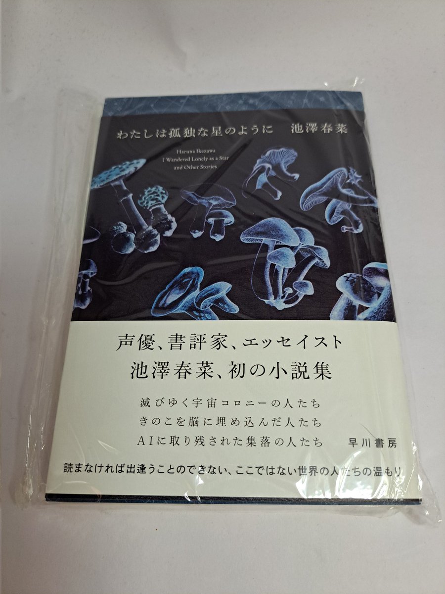 今回、買ったのは池澤春菜さん初の小説集『わたしは孤独な星のように』でした。
サイン入りで注文しましたが世界に一冊だけの本なので敢えてサインは非公開とさせていただきます。