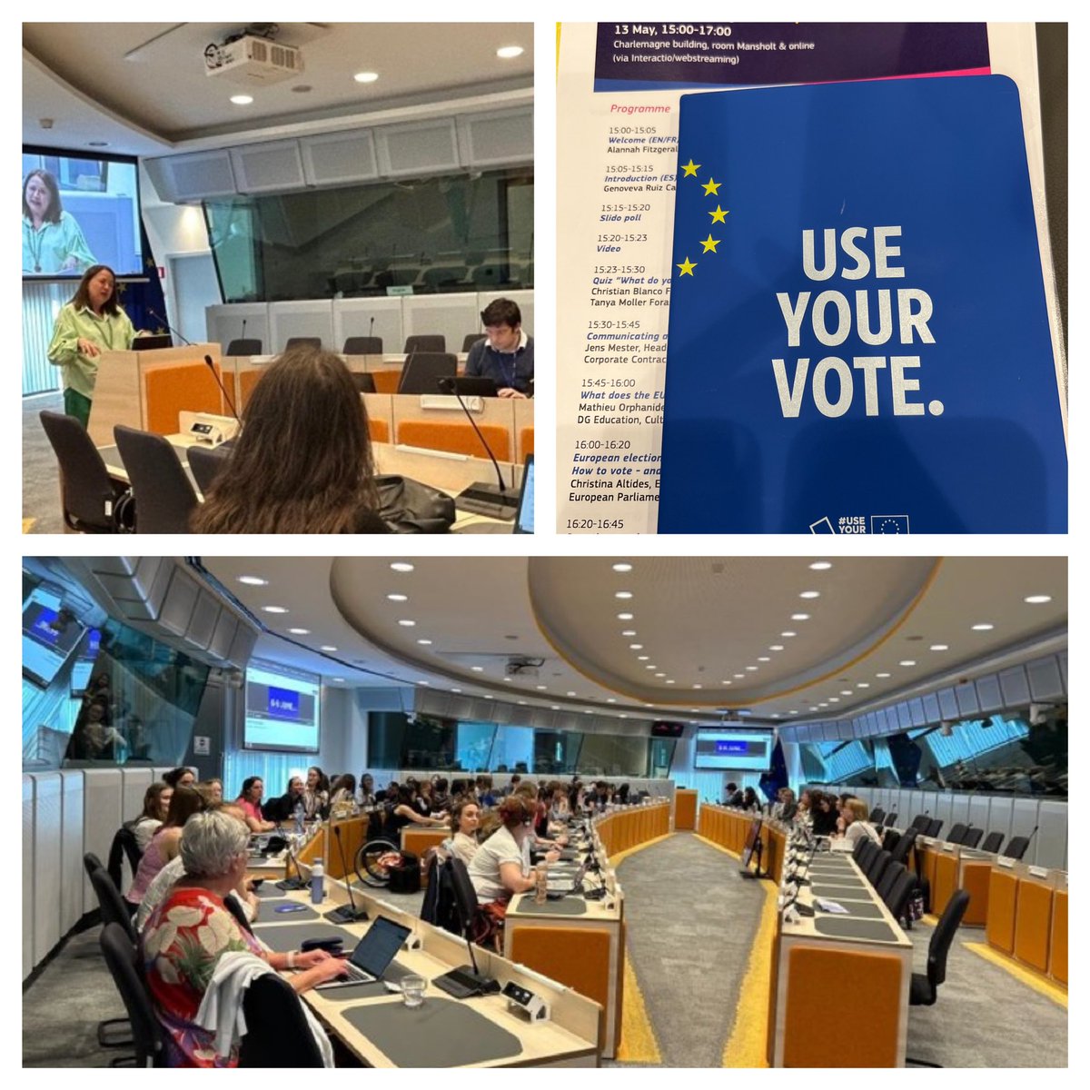 The importance of this year's European elections cannot be overstated - great to open this special edition of our #SCICkci Virtual Café and exchange with students, trainers, and trainees on how we can all play our parts in the 🇪🇺's democratic process. #UseYourVote