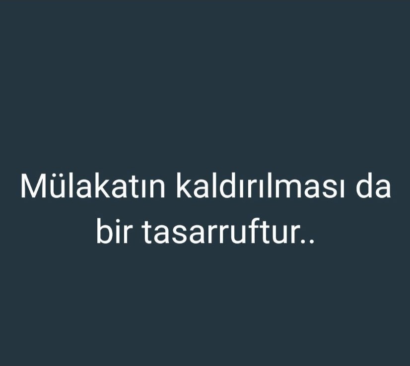 Kamuya işe alımlarda ve görevde yükselmelerde mülakatı kaldırın.

Mülakatlarda ADALETSİZLİK olacak lütfen kaldırın. 
Bunun yerine ek atama getirin!

<a href="/memetsimsek/">Mehmet Simsek</a>
Samimiyet testindesiniz.
<a href="/Yusuf__Tekin/">Yusuf Tekin</a>
#CBÖğretmeneMülakatıKaldır