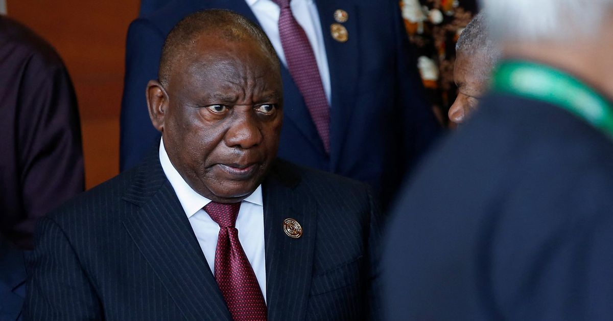 South Africa's Ramaphosa denies pause in power cuts is linked to election reut.rs/4bkGNS7