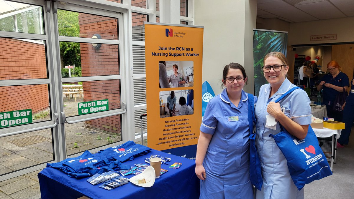 Regional officer David has joined the #NursesDay celebrations for nurses, midwives and AHPs @LiverpoolWomens - looks like a great day.