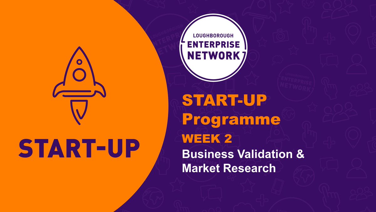START-UP Programme: Business Validation - Market Research

📅Wednesday 15th May 2024
🕑6 - 7.30pm
🏢 Start-Up Lab (2.01), STEMLab

Dive deep into the heart of entrepreneurship with Week 2 of the START-UP Programme!

Sign up here: lboro.ac.uk/students/len/w…