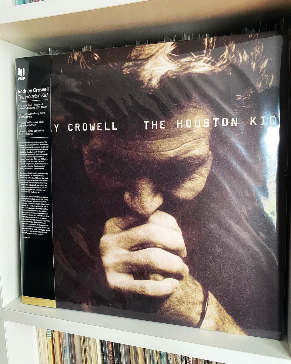 Rodney Crowell’s incredible ‘The Houston Kid’ from 2001…One of the greatest Americana records ever made in my book…Stunning marble vinyl reissue from @VinylMePlease in a beautiful gatefold sleeve with a great booklet…Amazing album 🌵🔥❤️
@RodneyJCrowell