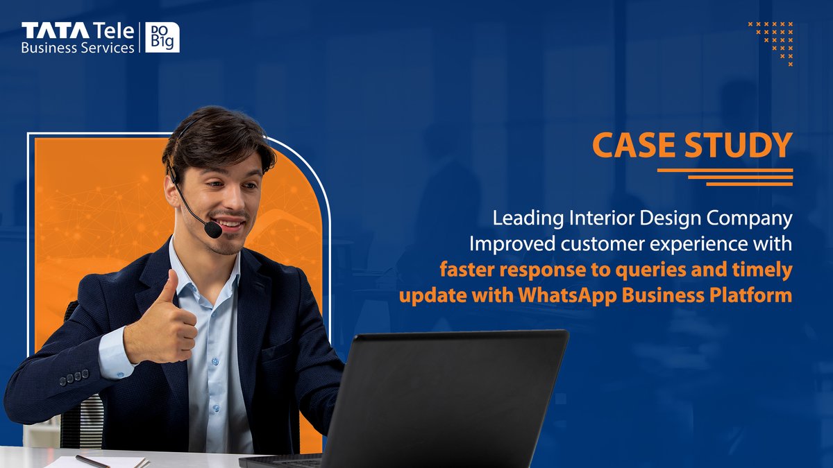 Using the WhatsApp Business Platform enabled by TTBS, the interior design company connects with clients seamlessly, offering real-time project updates. Want to know how this improved their communication? Check out the full Case Study: bit.ly/3Wz7pu9 #TimeToDoBig